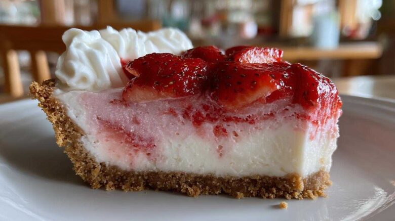 No-Bake Strawberry Lemonade Pie