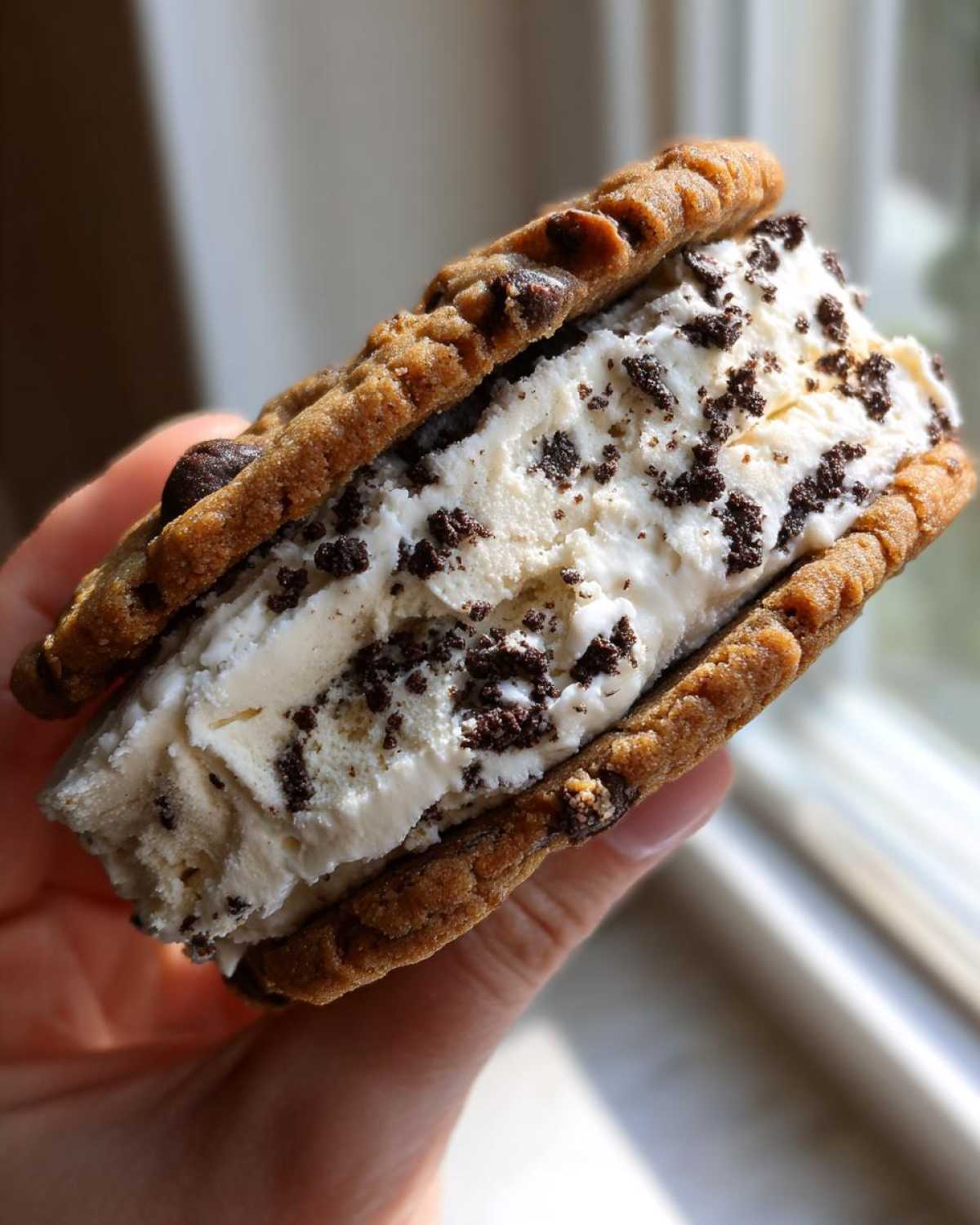No-Churn Cookies & Cream Ice Cream Sandwiches - detail 2