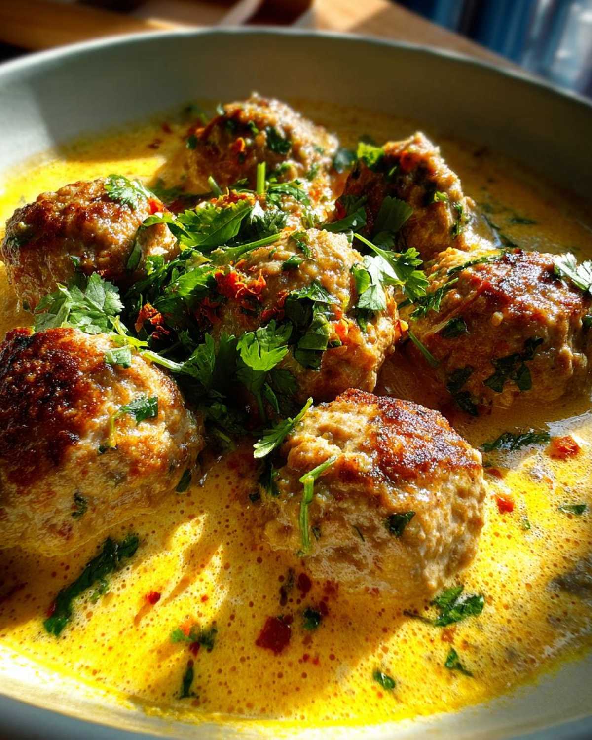 One-Pot Coconut Curry Meatballs - detail 2