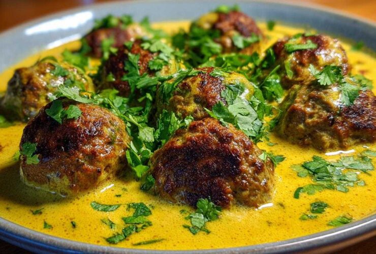 One-Pot Coconut Curry Meatballs