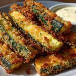 Oven-Baked Zucchini Fries with Garlic Aioli