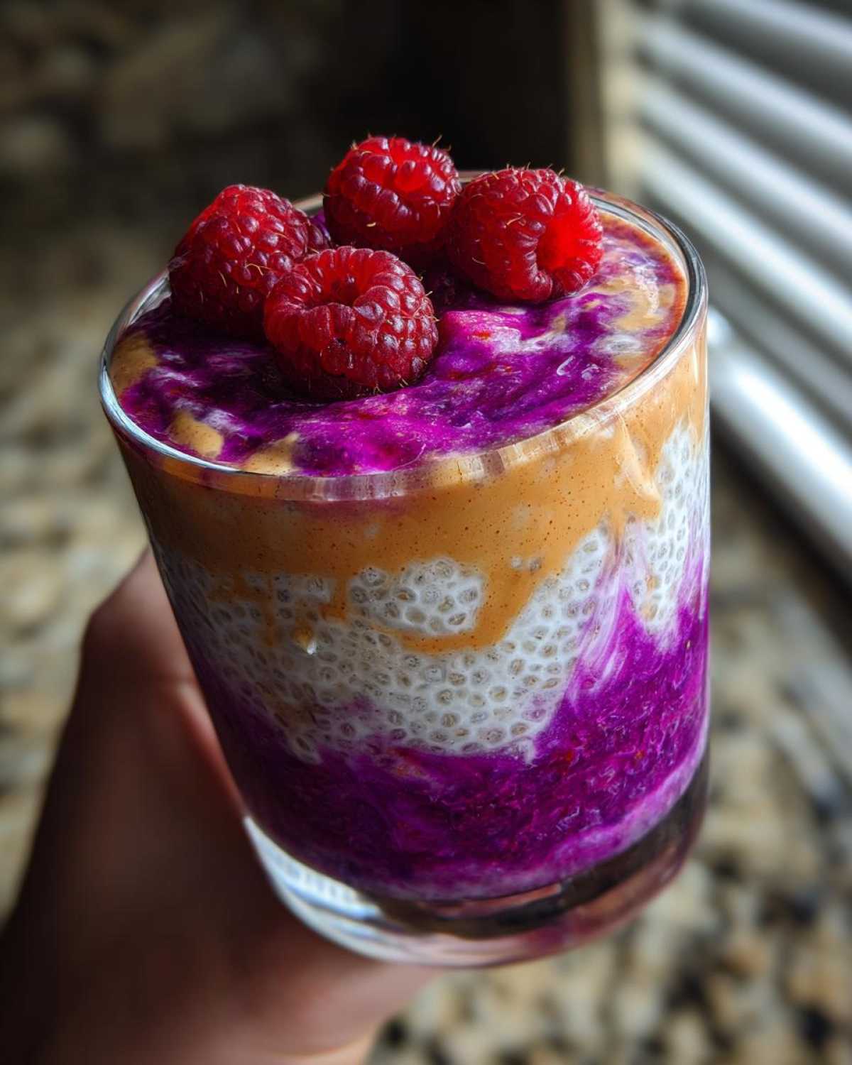 PB&J Overnight Chia Pudding - detail 3
