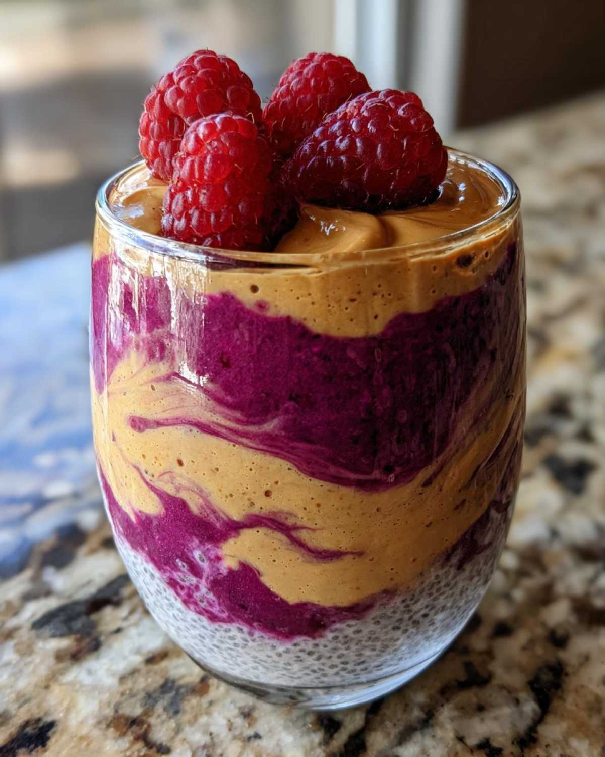 PB&J Overnight Chia Pudding - detail 4
