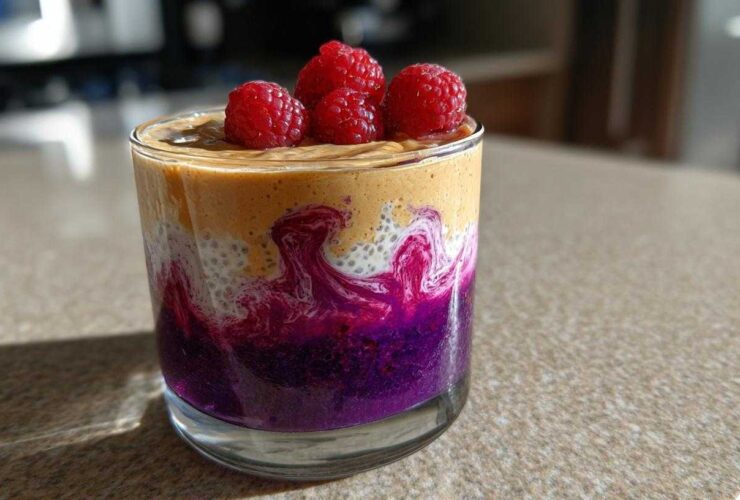 PB&J Overnight Chia Pudding