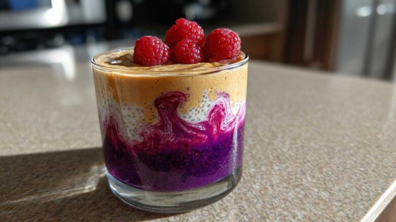 PB&J Overnight Chia Pudding