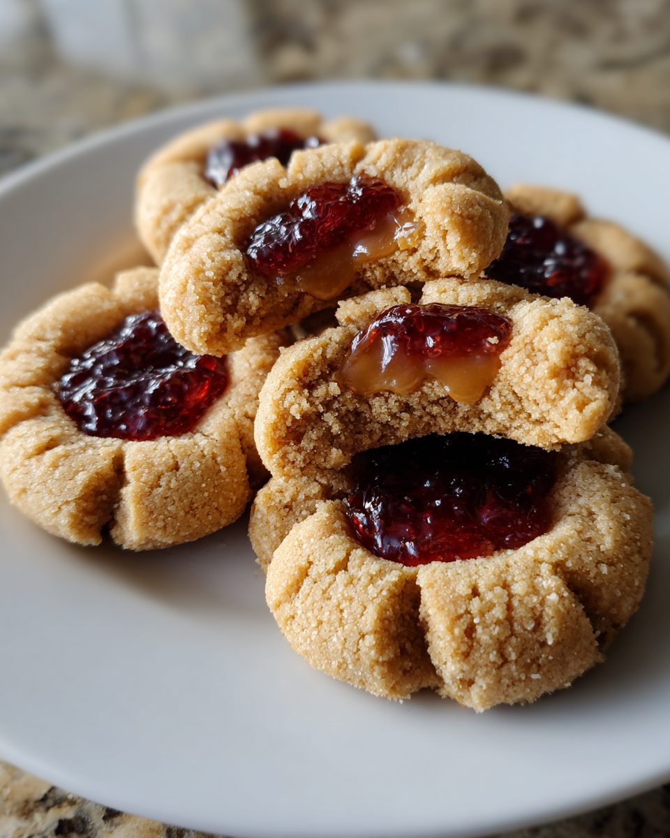 PB&J Thumbprint Cookies - detail 2