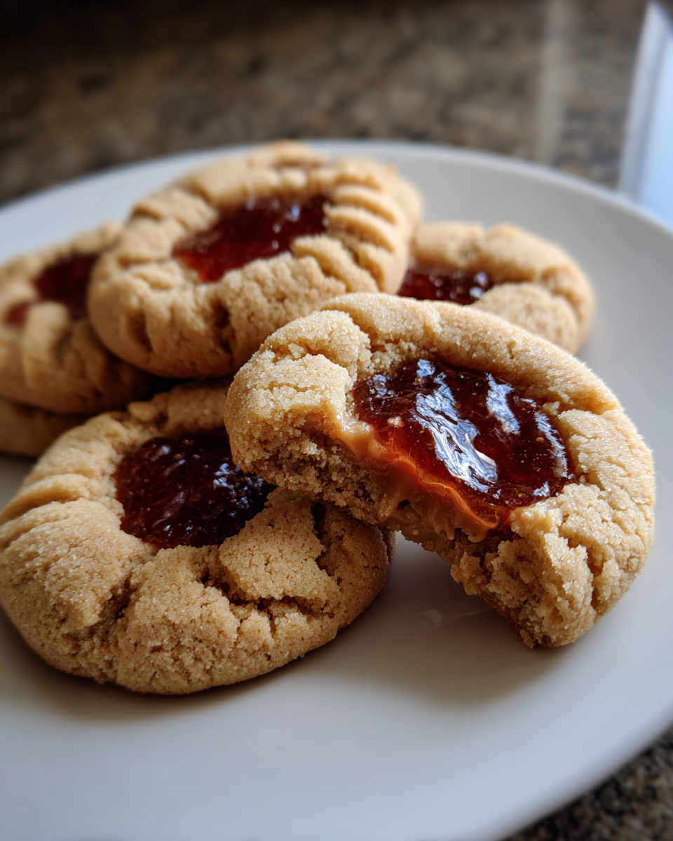 PB&J Thumbprint Cookies - detail 3