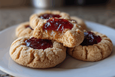 PB&J Thumbprint Cookies