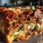 Parmesan Zucchini Noodle Lasagna Bake