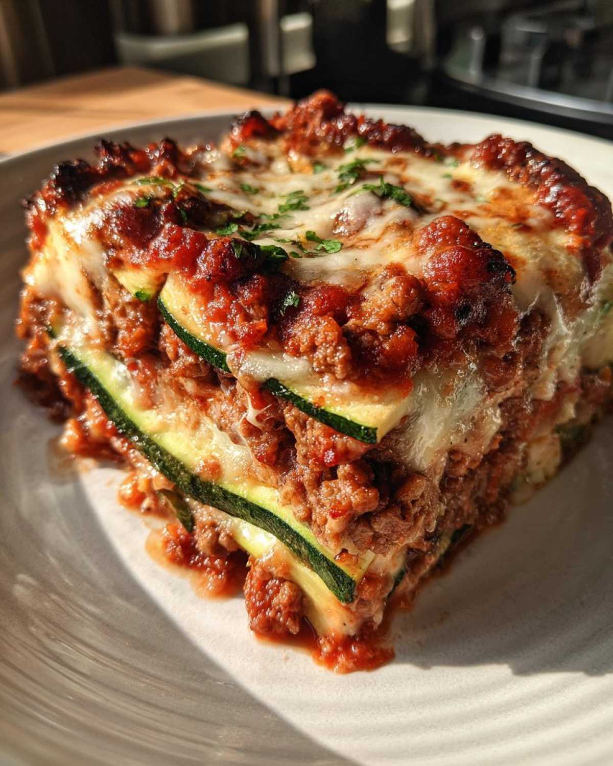 Parmesan Zucchini Noodle Lasagna Bake - detail 4