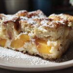 Peaches and Cream Overnight French Toast