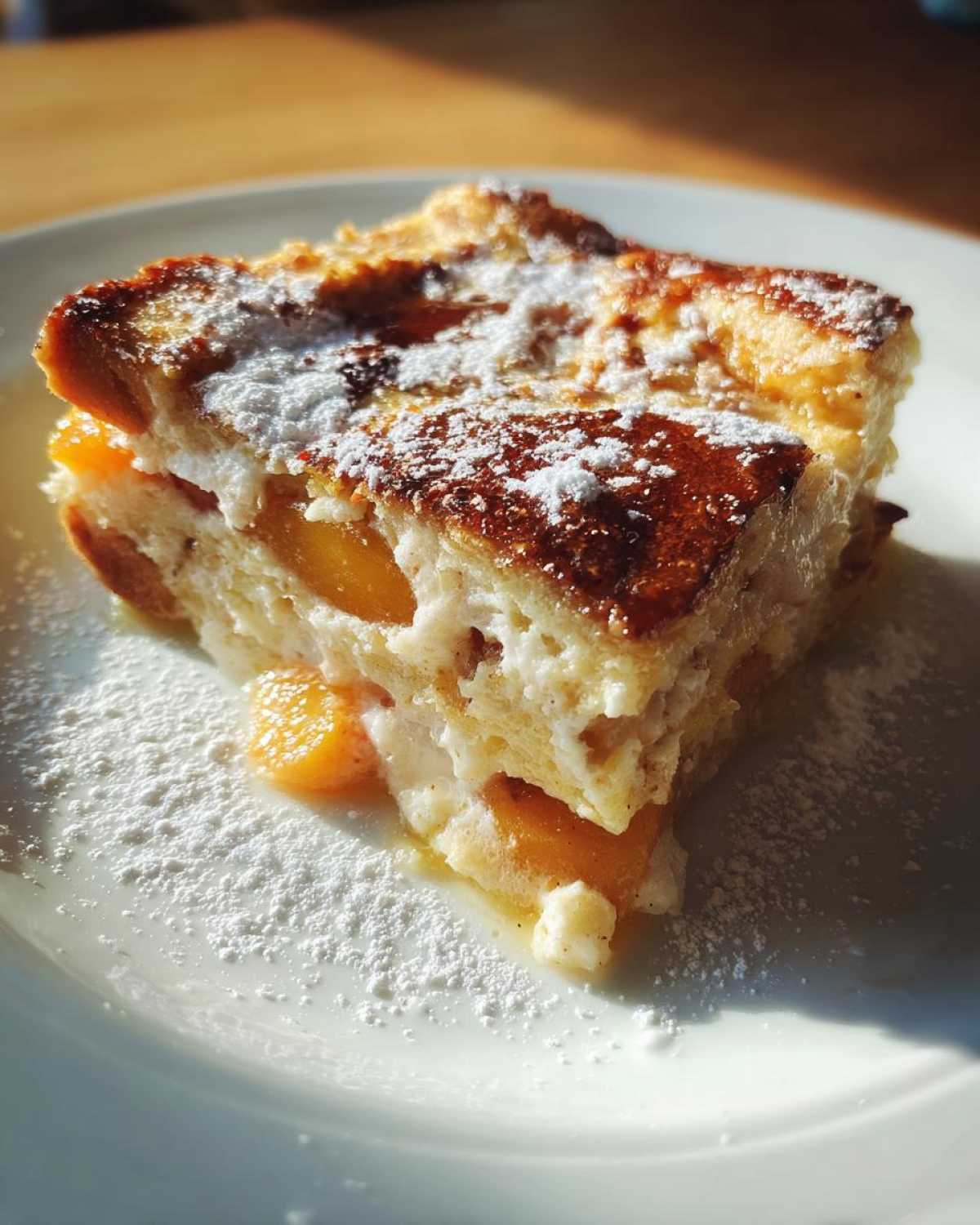 Peaches and Cream Overnight French Toast - detail 2