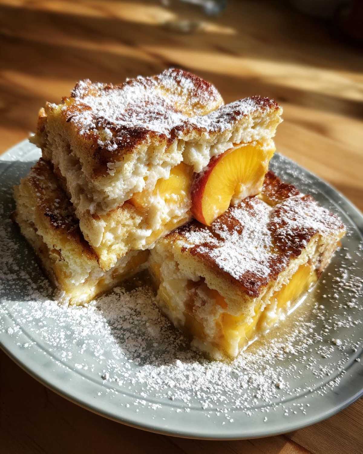 Peaches and Cream Overnight French Toast - detail 3