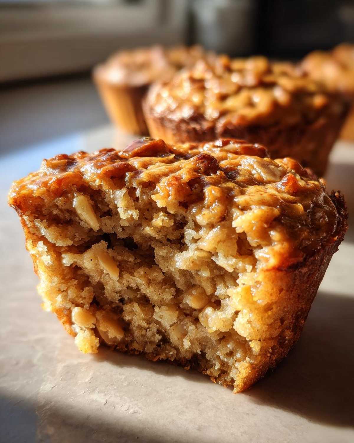 Peanut Butter Banana Baked Oatmeal Cups - detail 2