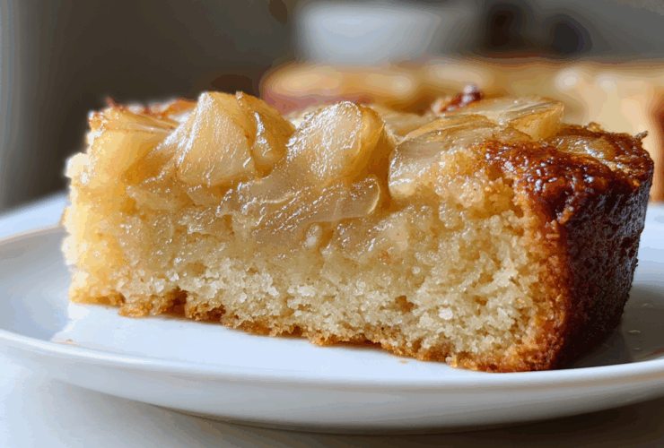 Pear Ginger Upside-Down Cake