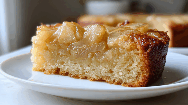 Pear Ginger Upside-Down Cake