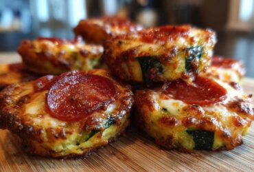 Pepperoni Zucchini Pizza Bites