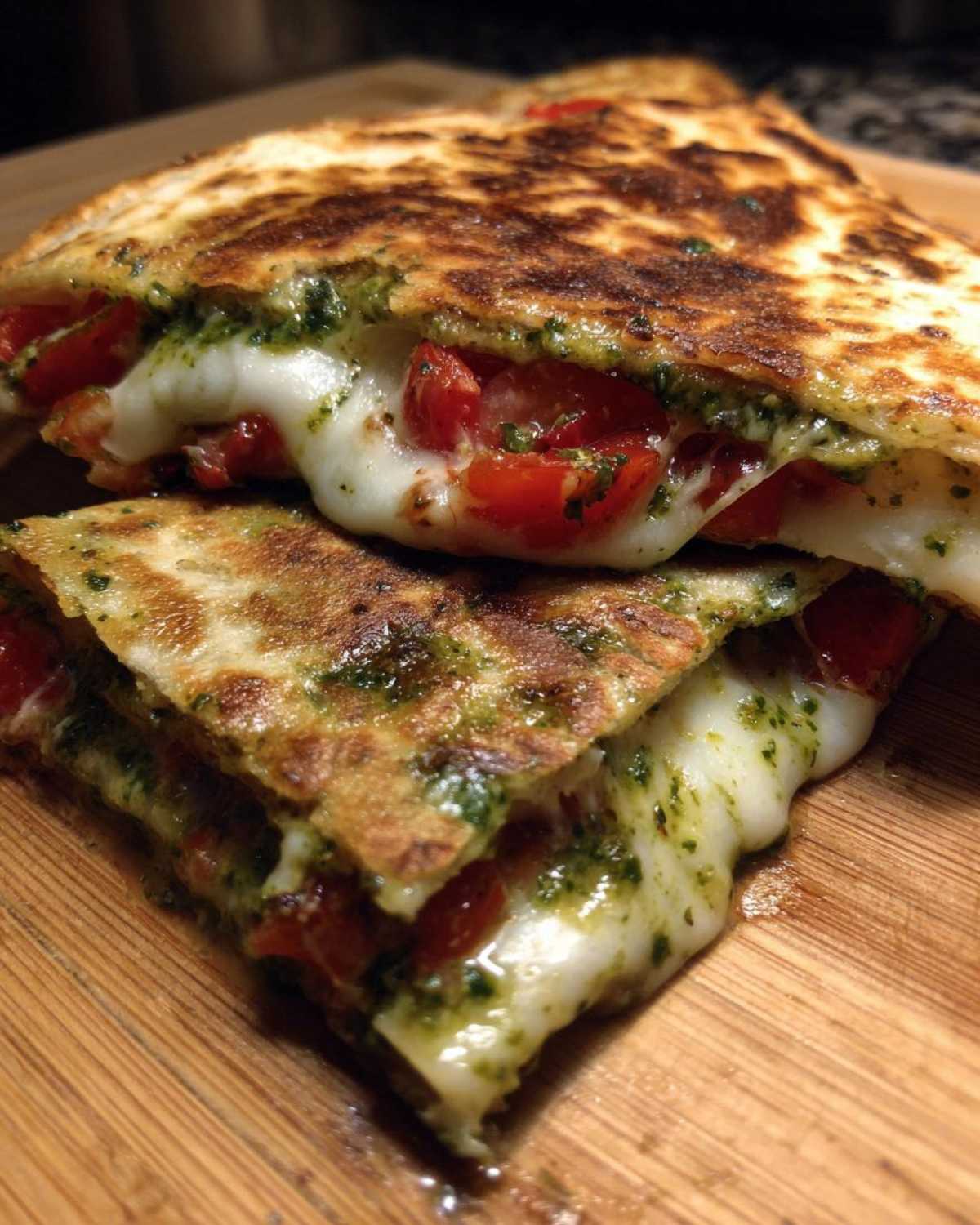 Pesto Caprese Quesadillas - detail 1