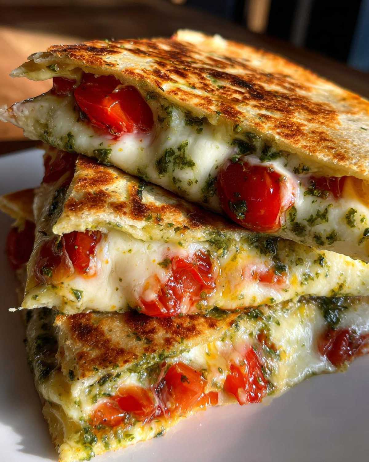 Pesto Caprese Quesadillas - detail 2