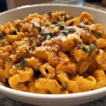 Pumpkin Alfredo Pasta with Sage