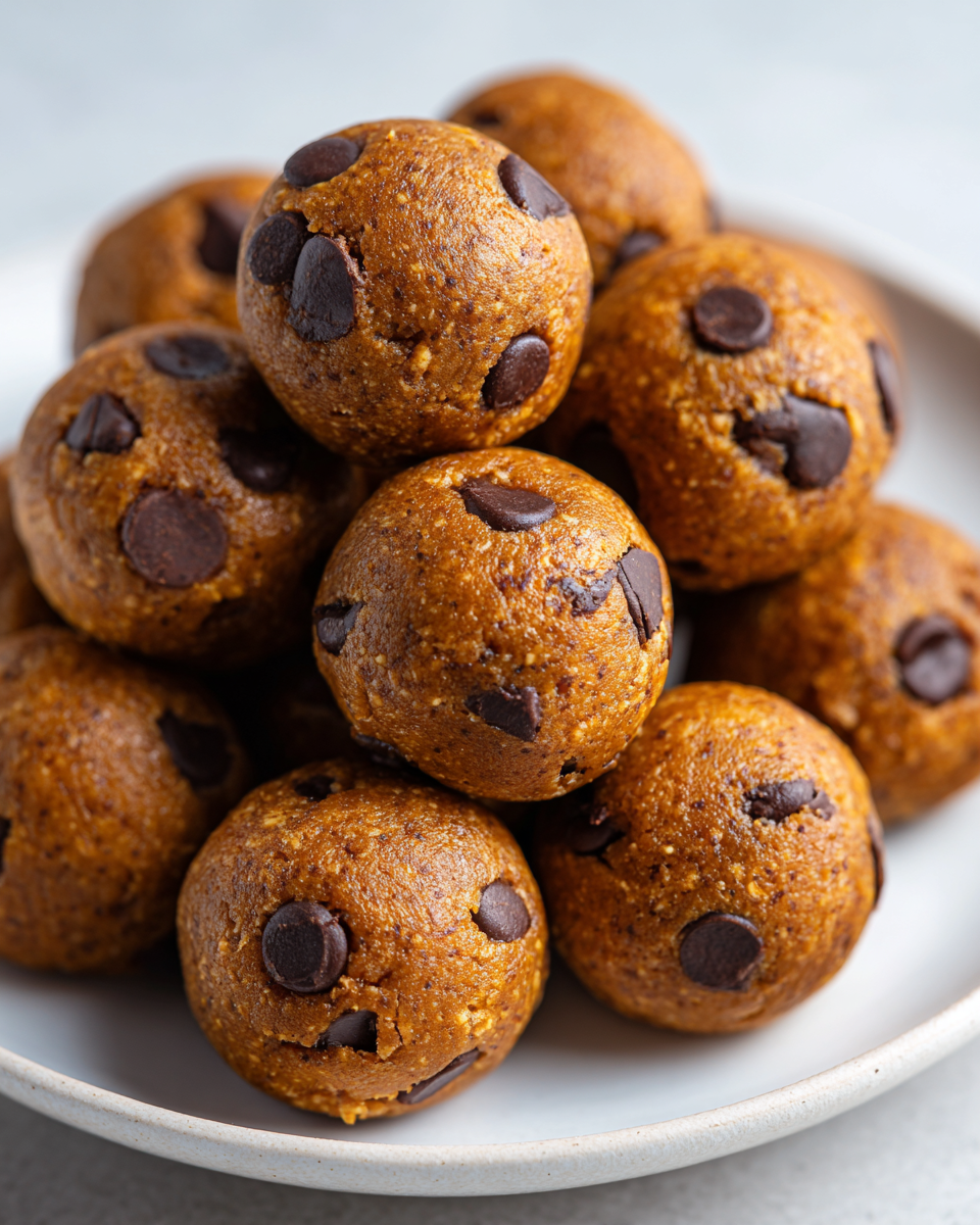 Pumpkin Chocolate Chip Cookie Dough Bites - detail 1