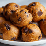 Pumpkin Chocolate Chip Cookie Dough Bites