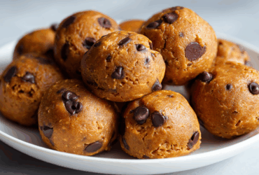 Pumpkin Chocolate Chip Cookie Dough Bites