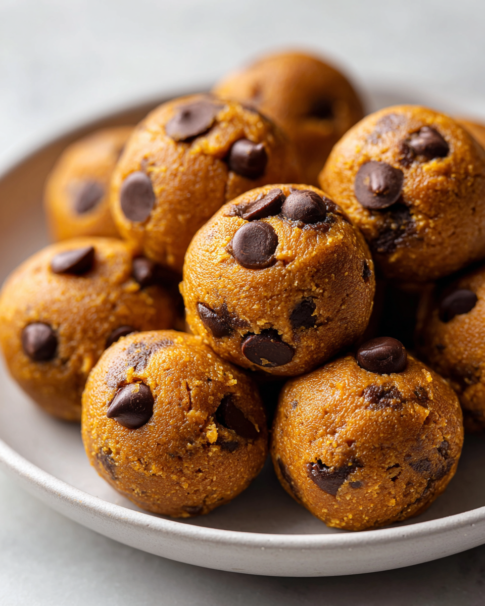 Pumpkin Chocolate Chip Cookie Dough Bites - detail 4
