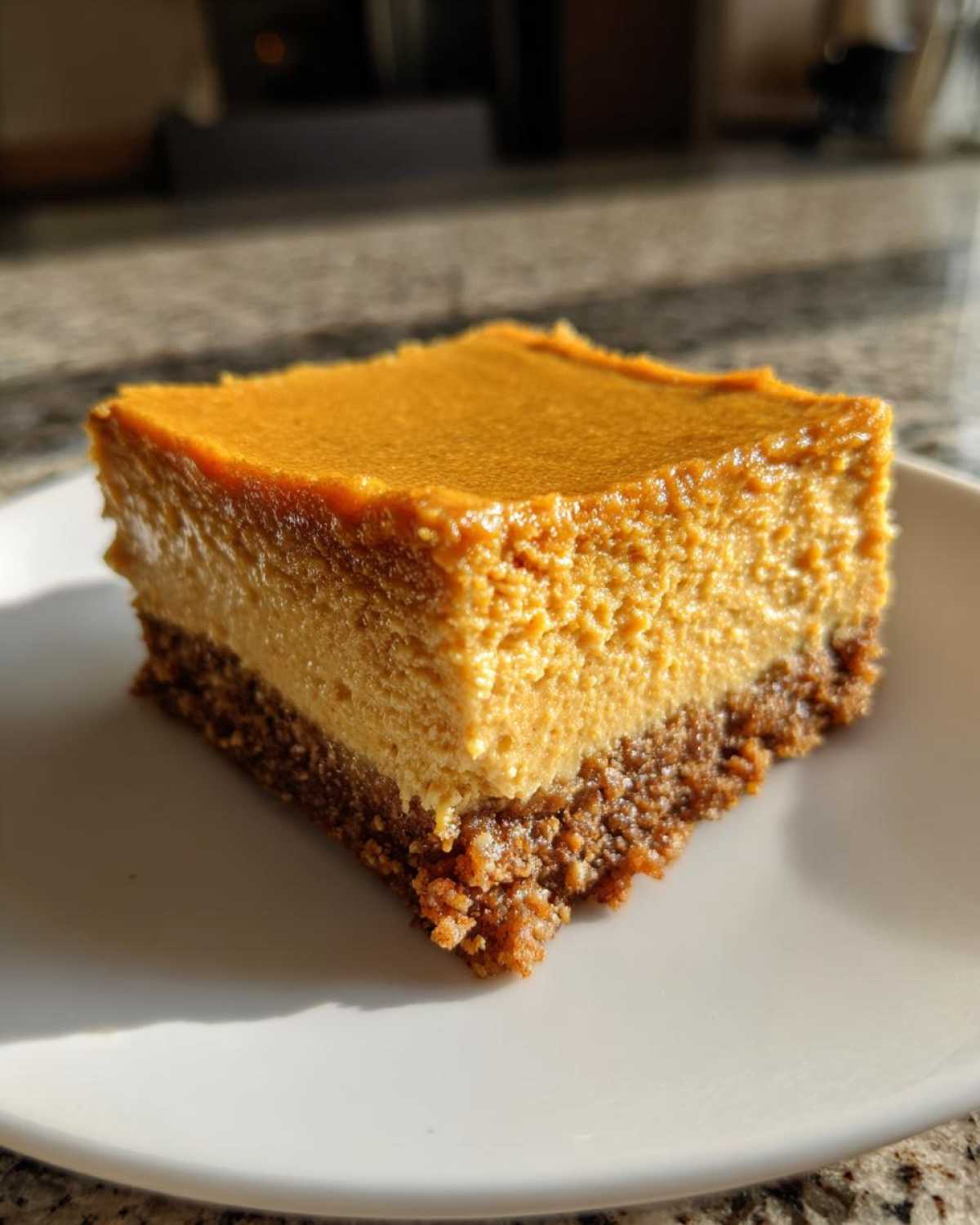 Pumpkin Spice Latte Cheesecake Bars - detail 2
