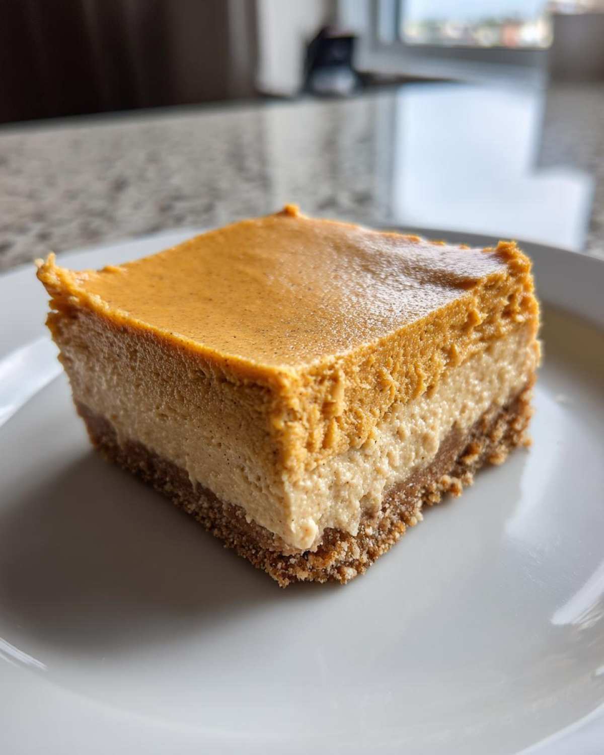 Pumpkin Spice Latte Cheesecake Bars - detail 3