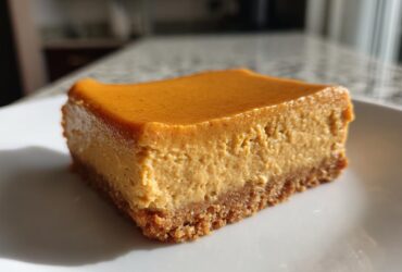 Pumpkin Spice Latte Cheesecake Bars