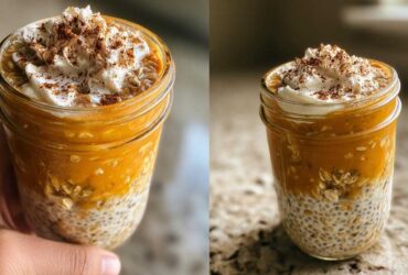 Pumpkin Spice Latte Overnight Oats