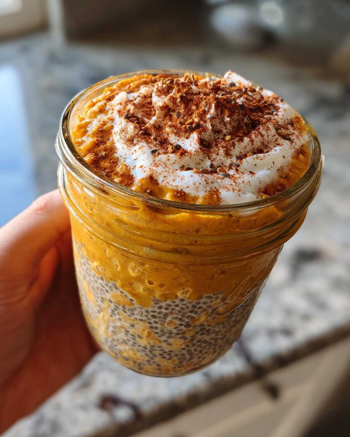 Pumpkin Spice Latte Overnight Oats - detail 4