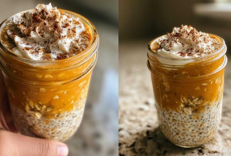 Pumpkin Spice Latte Overnight Oats