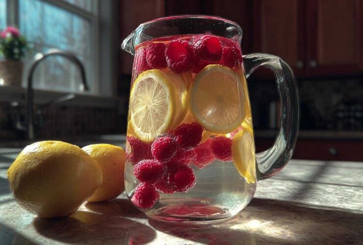 Raspberry Lemon Detox Water
