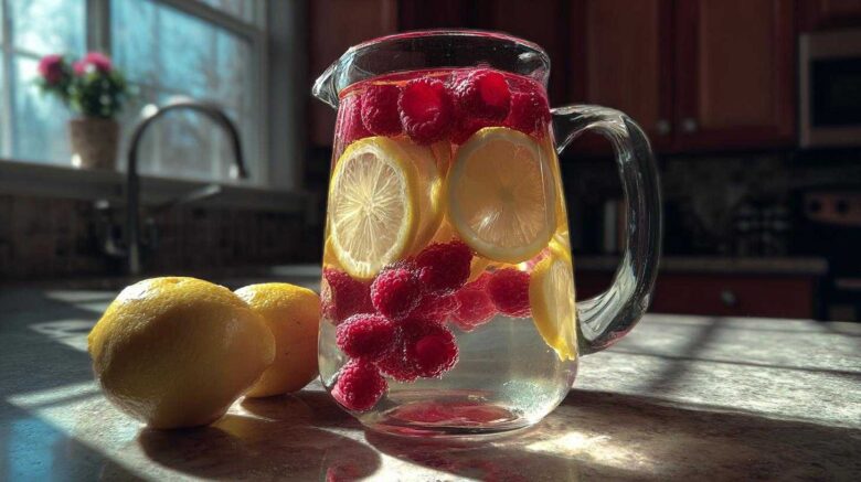 Raspberry Lemon Detox Water
