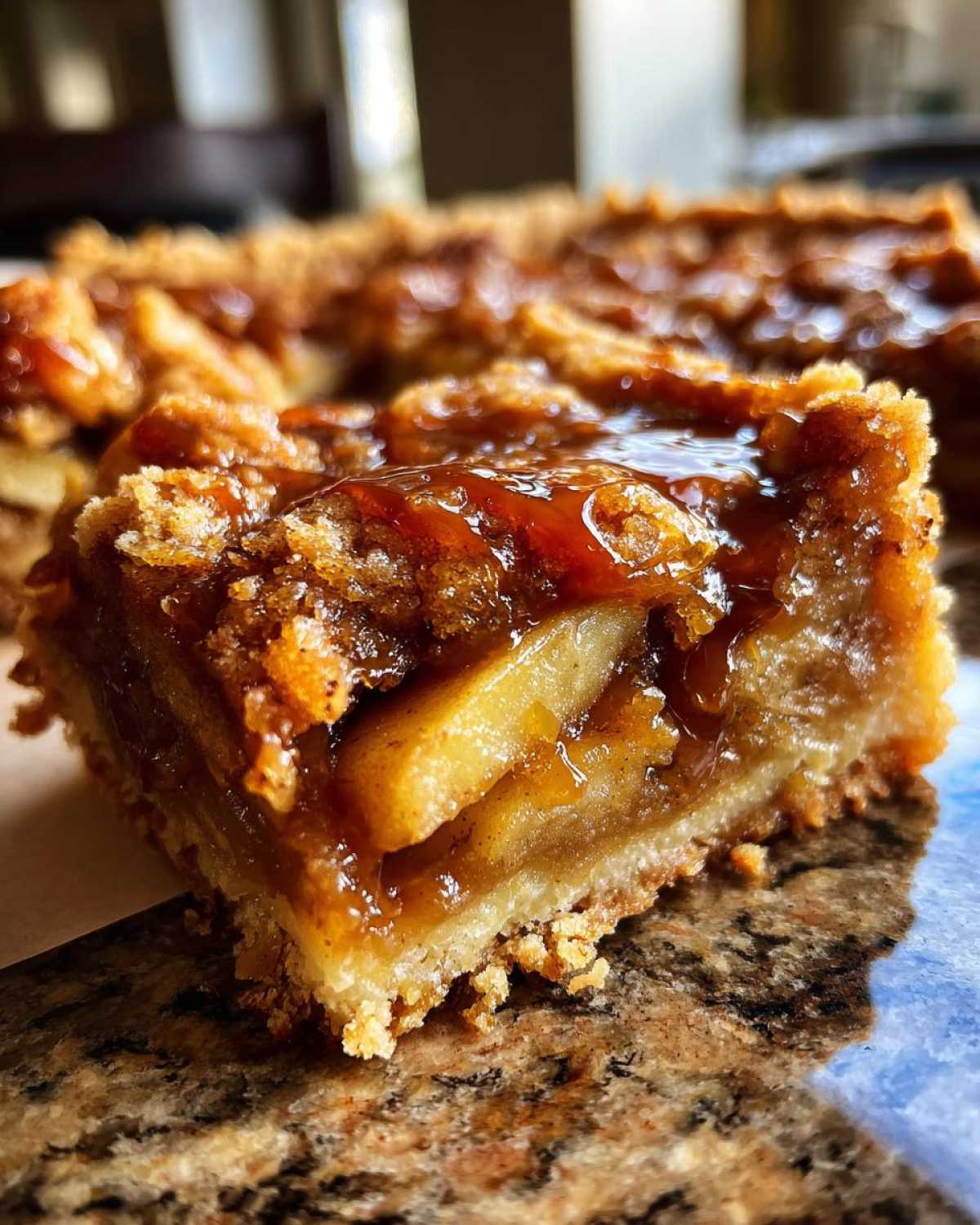 Salted Caramel Apple Pie Bars - detail 4