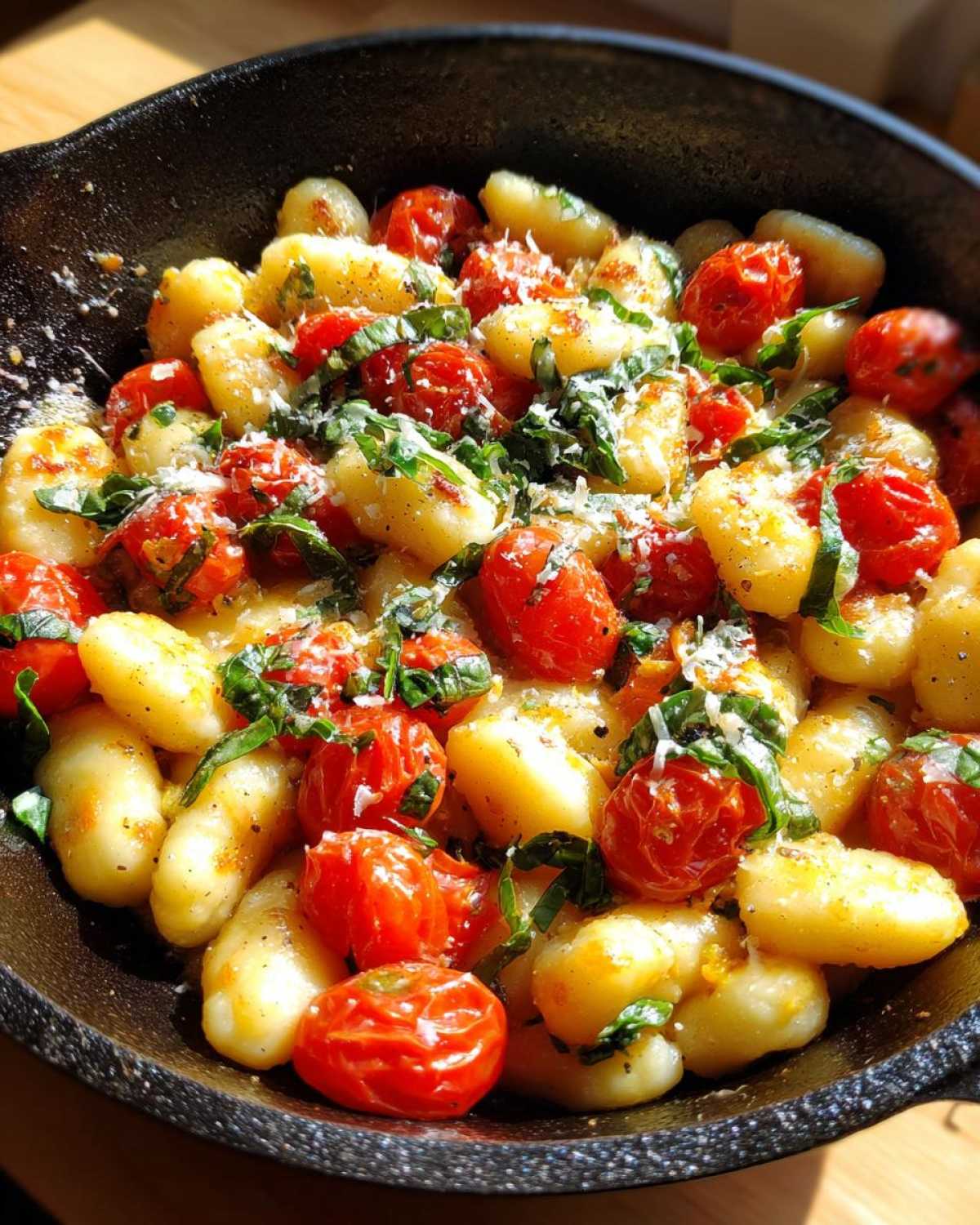 Skillet Gnocchi with Burst Cherry Tomatoes - detail 1