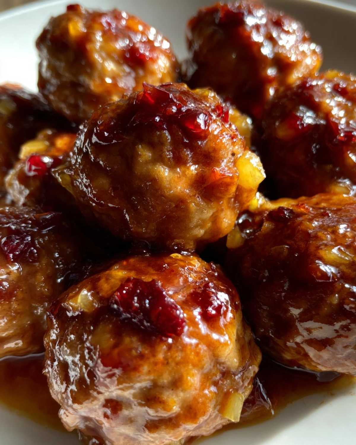 Slow Cooker Pineapple Teriyaki Meatballs - detail 2