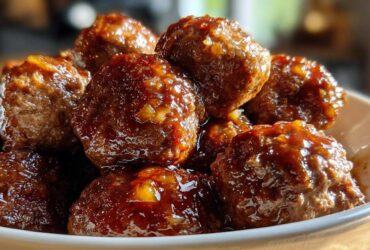 Slow Cooker Pineapple Teriyaki Meatballs