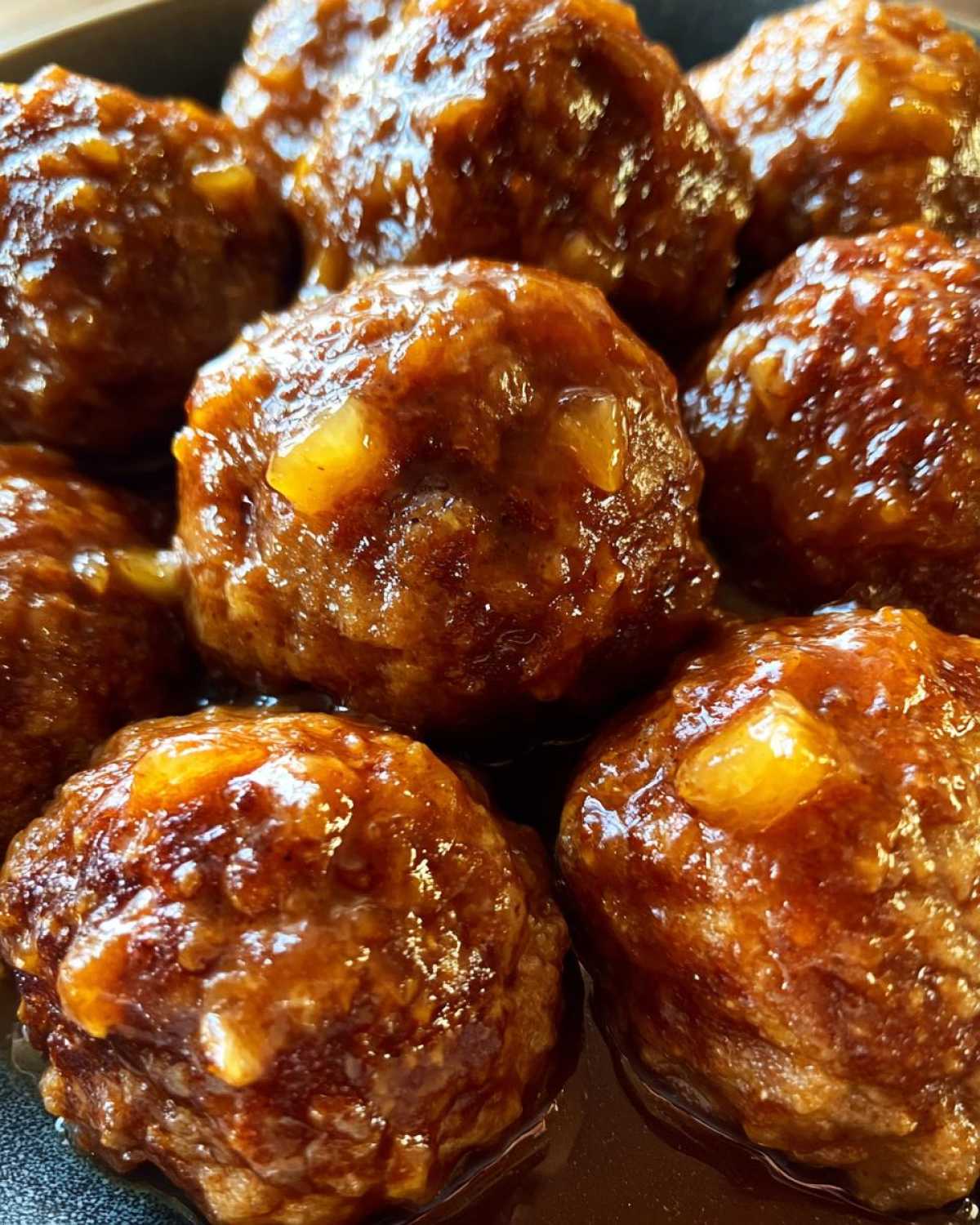 Slow Cooker Pineapple Teriyaki Meatballs - detail 4