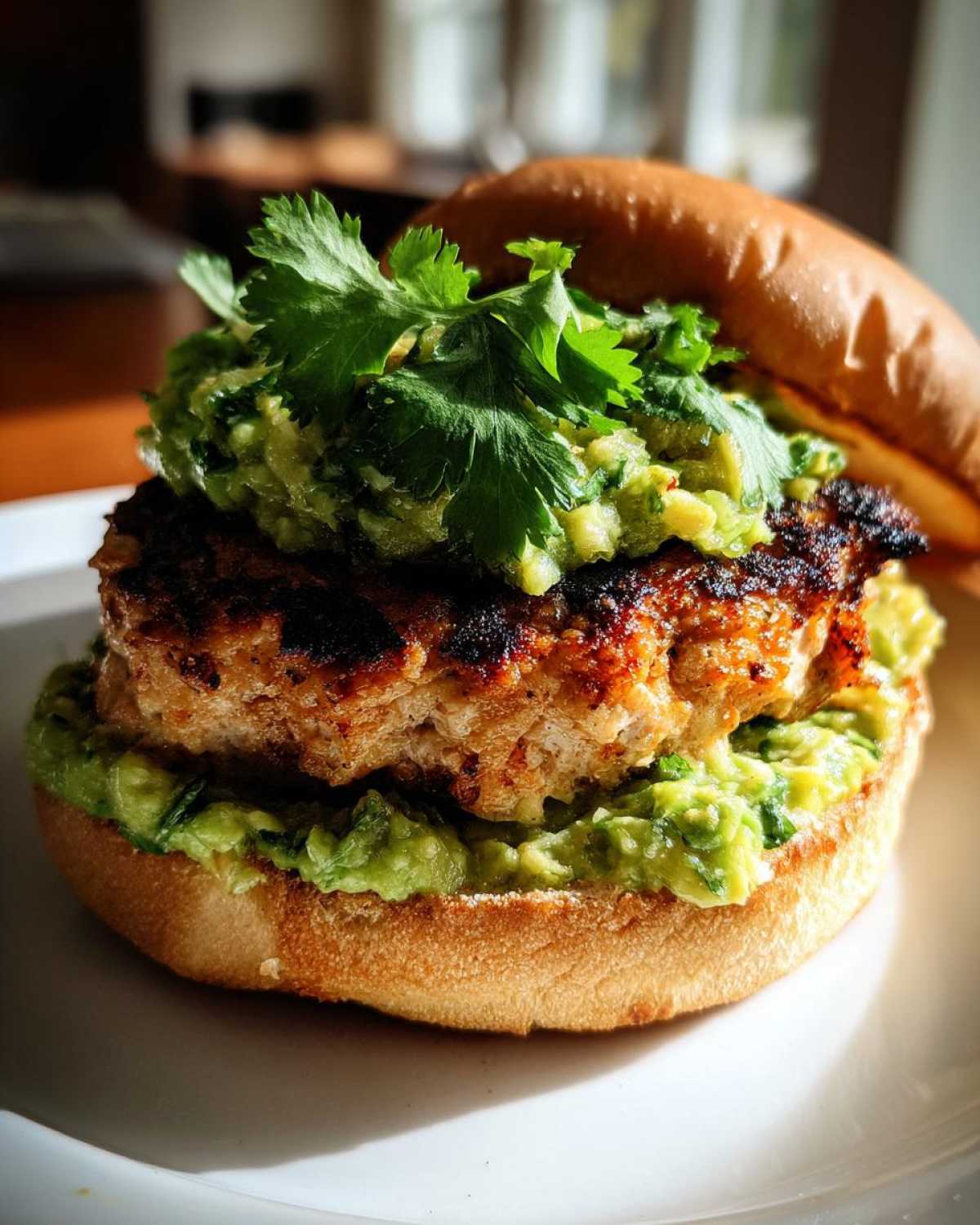 Smoky Chipotle Guacamole Turkey Burgers - detail 3