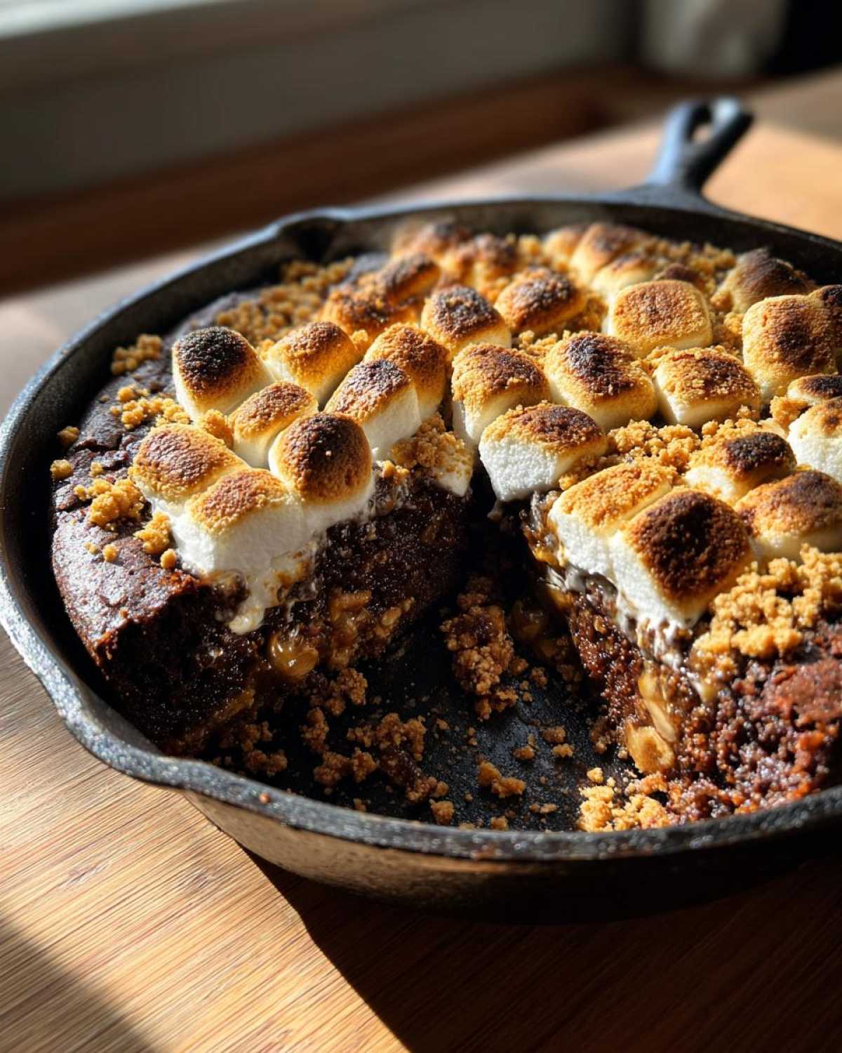 S’mores Skillet Brownie - detail 1