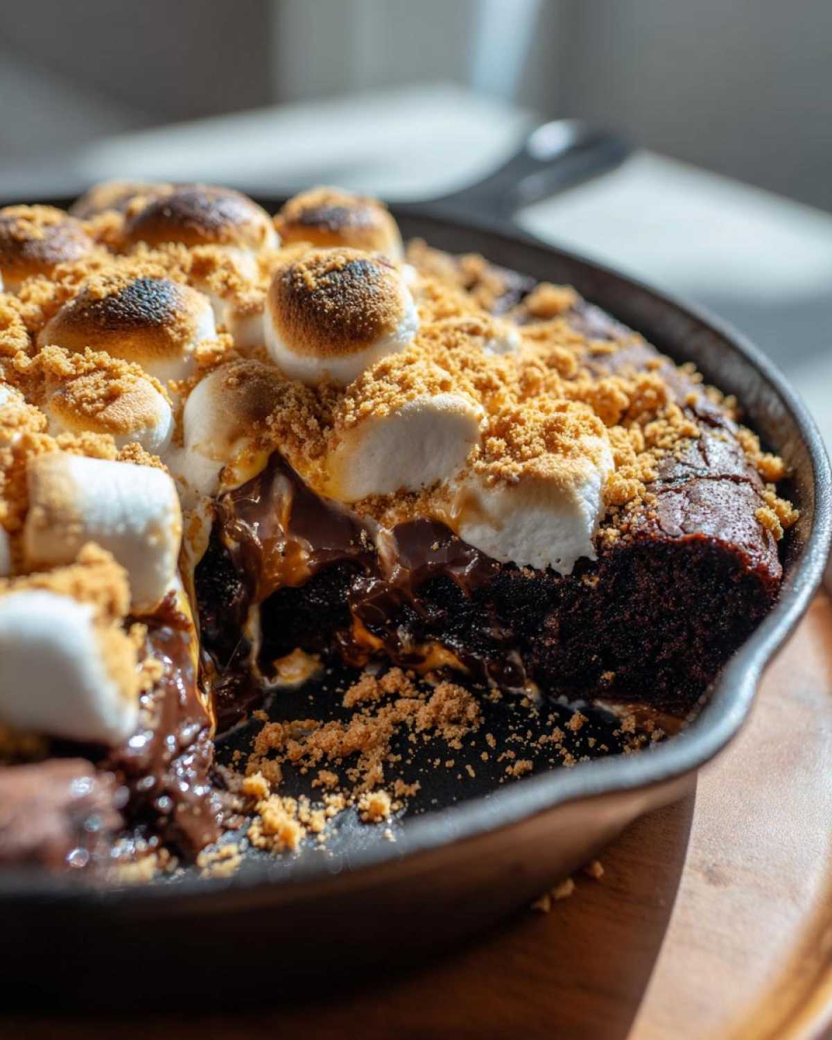 S’mores Skillet Brownie - detail 2