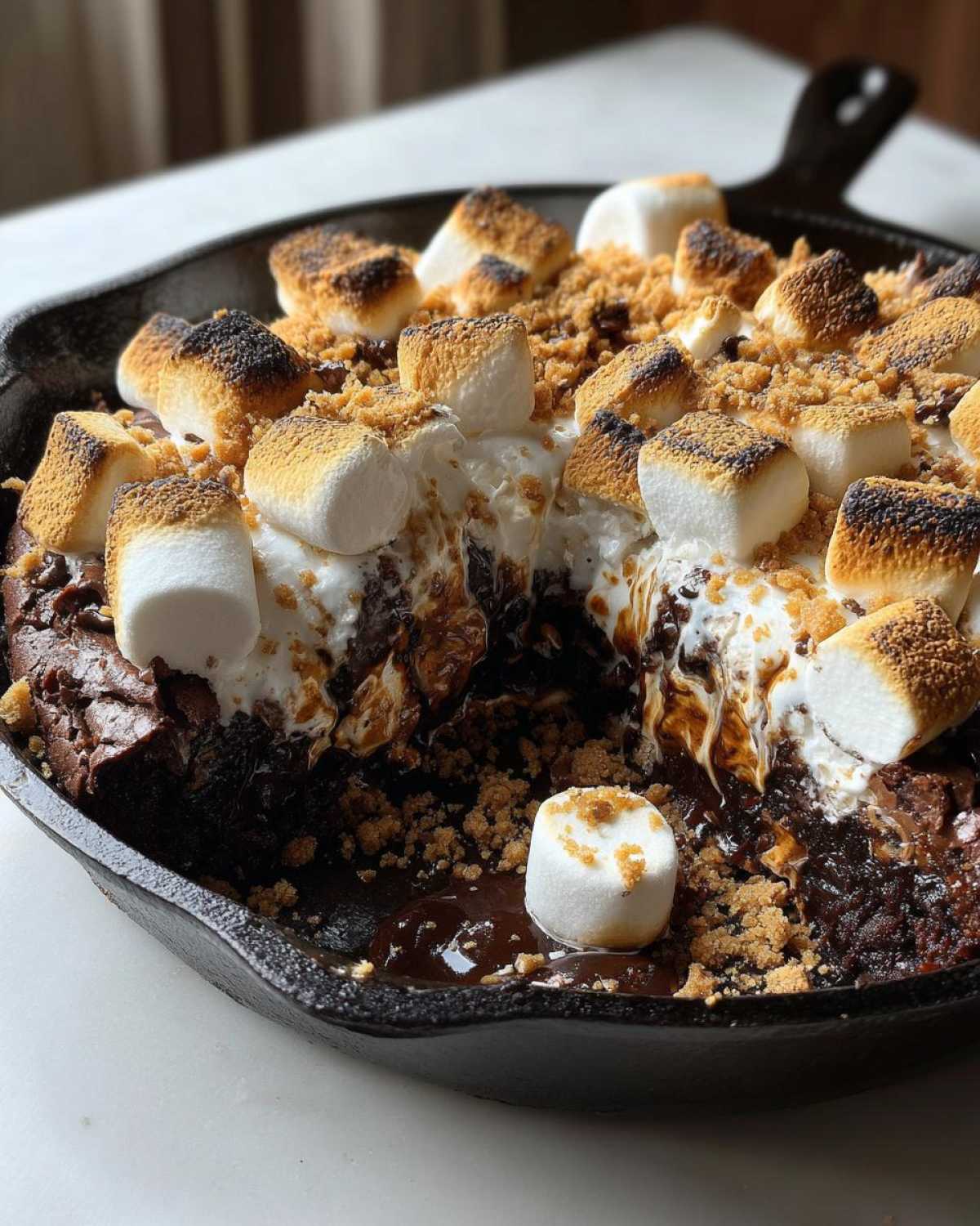 S’mores Skillet Brownie - detail 3