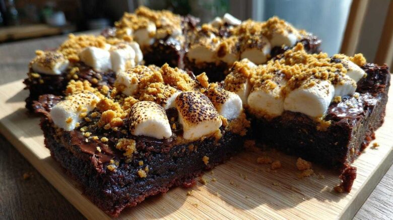 S’mores Skillet Brownie