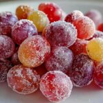 Sour Patch Frozen Grapes