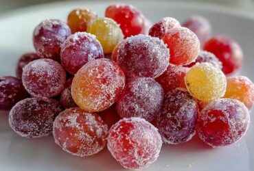 Sour Patch Frozen Grapes