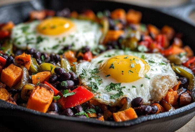 Southwest Sweet Potato Breakfast Skillet