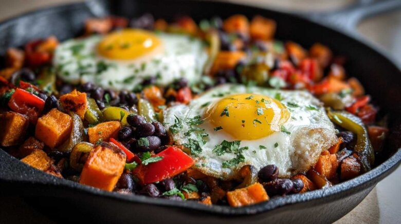 Southwest Sweet Potato Breakfast Skillet